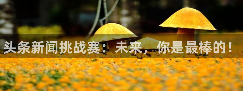 天美娱乐代理登陆：头条新闻挑战赛：未来，你是最棒的！