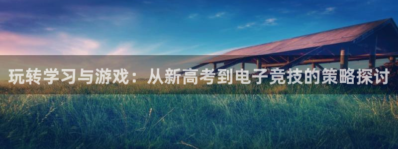 天美娱乐什么意思：玩转学习与游戏：从新高考到电子竞技的策略探